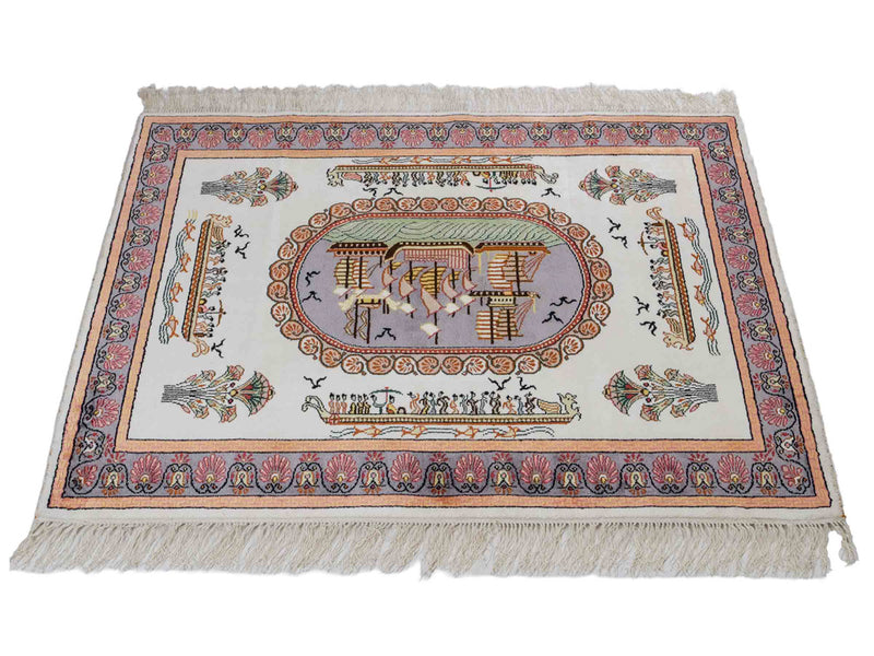 Chinese Silk Rug 123x91cm - Oriental Rug