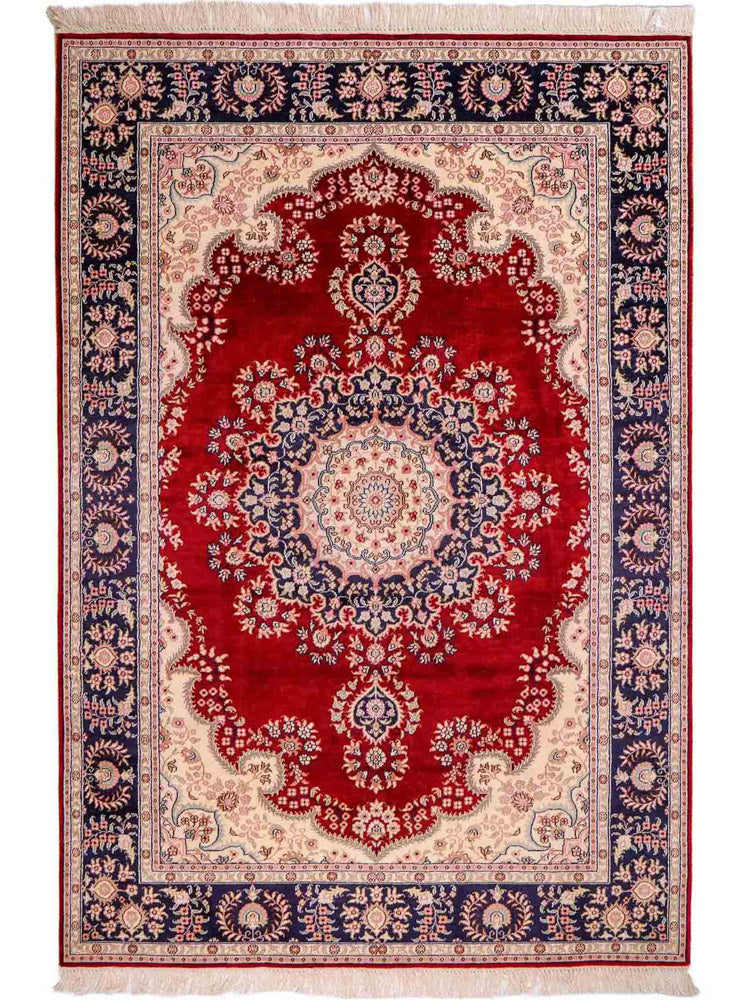 Chinese Silk Rug 186x121cm - Oriental Rug