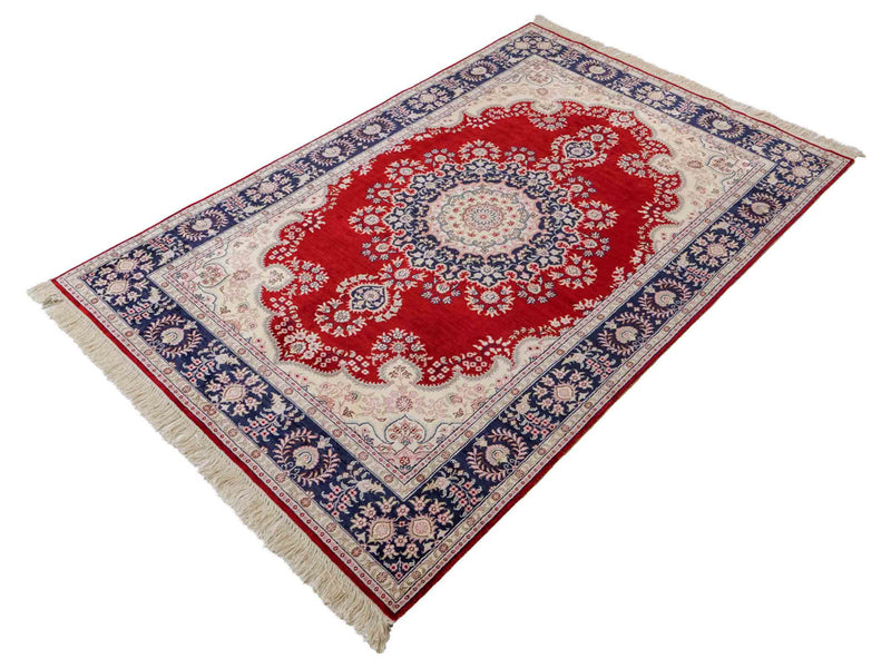 Chinese Silk Rug 186x121cm - Oriental Rug