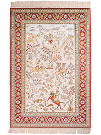 Chinese Silk Rug 193x121cm - Oriental Rug – product image