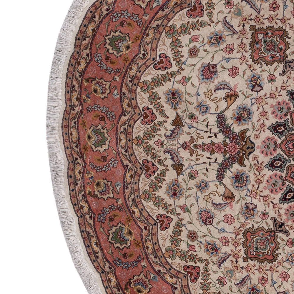 Tabriz - 50 Raj Rug 200x200cm - Persian Rugs