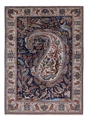 Perser Rug - Ghom - 195 x 140 cm - dark blue