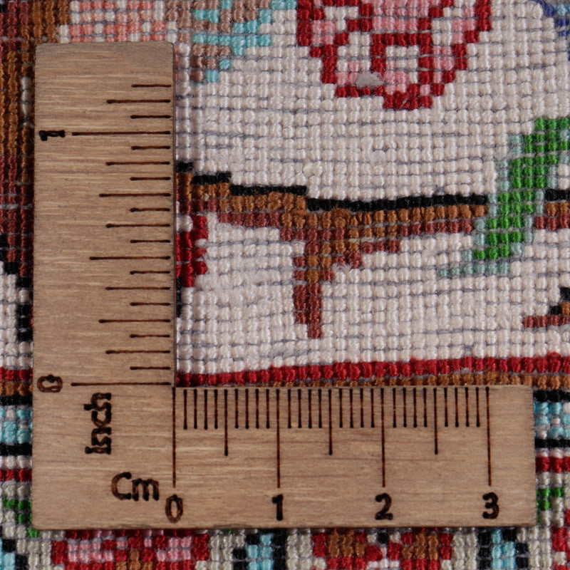 Perserteppich - Ghom - 195 x 140 cm - dunkelblau