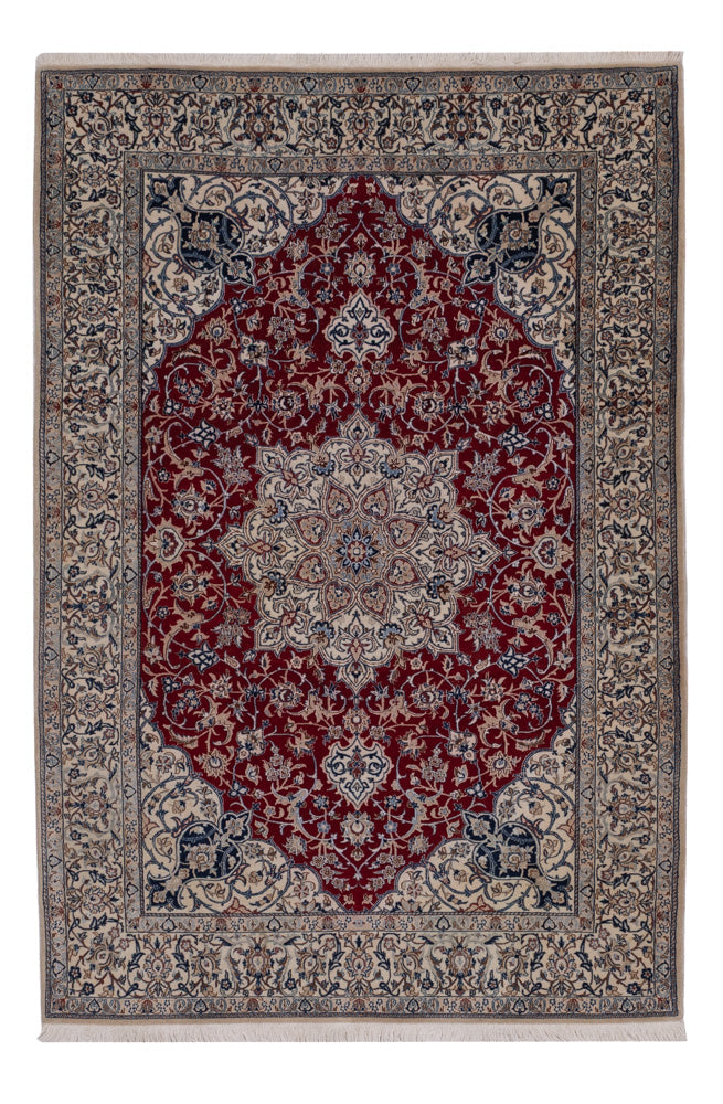 Perser Rug - Nain - Premium - 206 x 132 cm - dark red