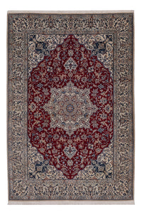Perser Rug - Nain - Premium - 206 x 132 cm - dark red