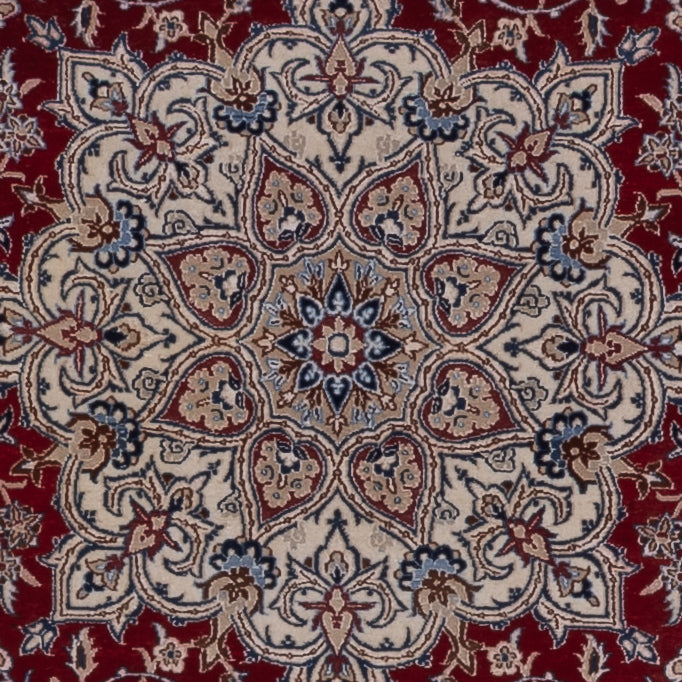 Perser Rug - Nain - Premium - 206 x 132 cm - dark red