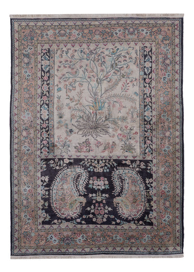 Kashmir Silk Rug 123x178cm - Oriental Rug
