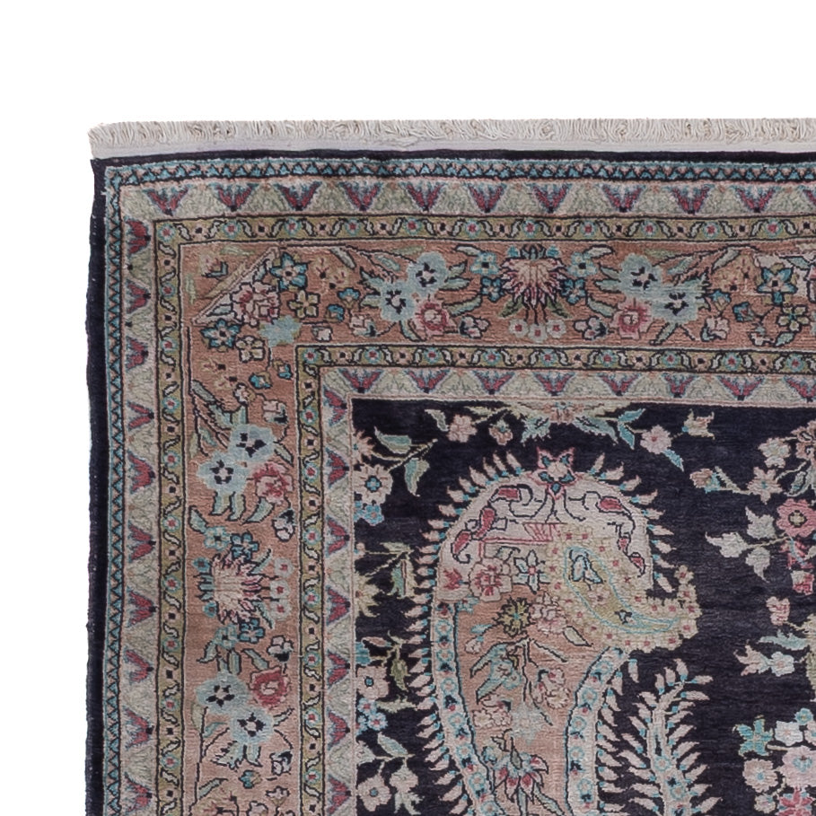 Silk Rug - Kashmir Silk - 178 x 123 cm - beige