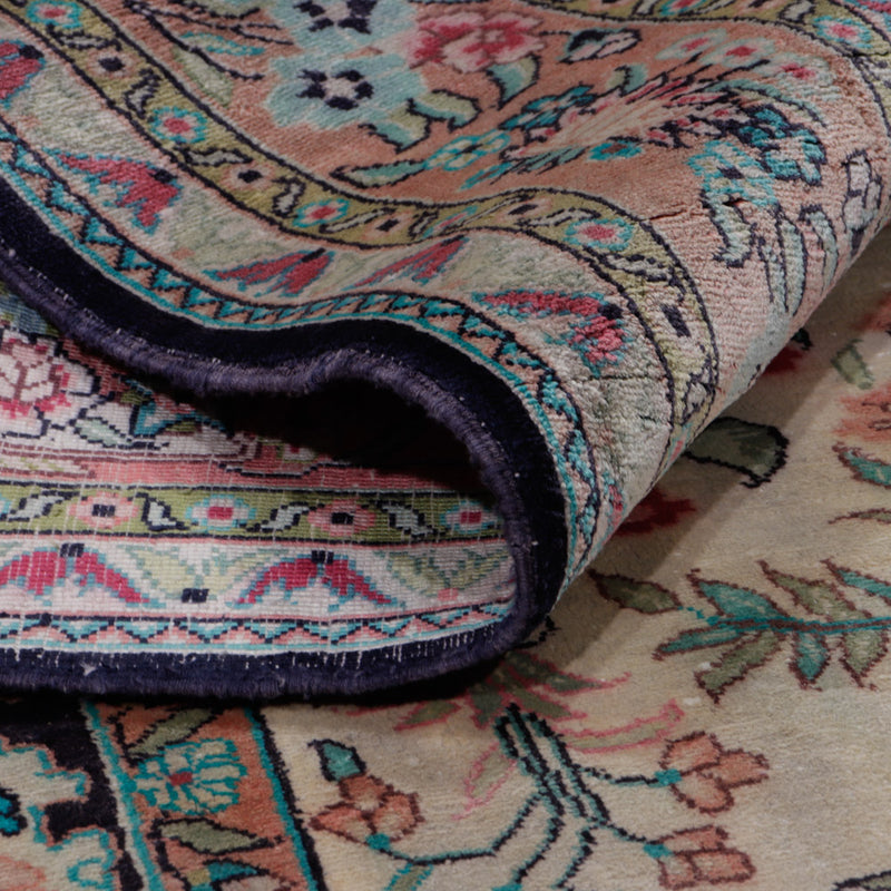 Silk Rug - Kashmir Silk - 178 x 123 cm - beige