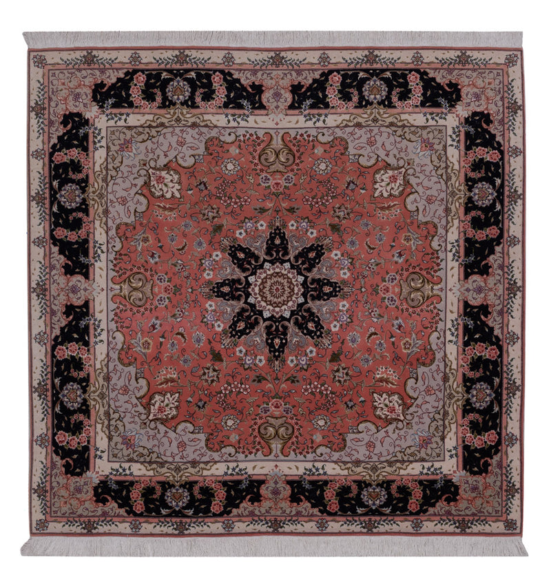 Perser Rug - Tabriz - Royal square  - 199 x 198 cm - salmon