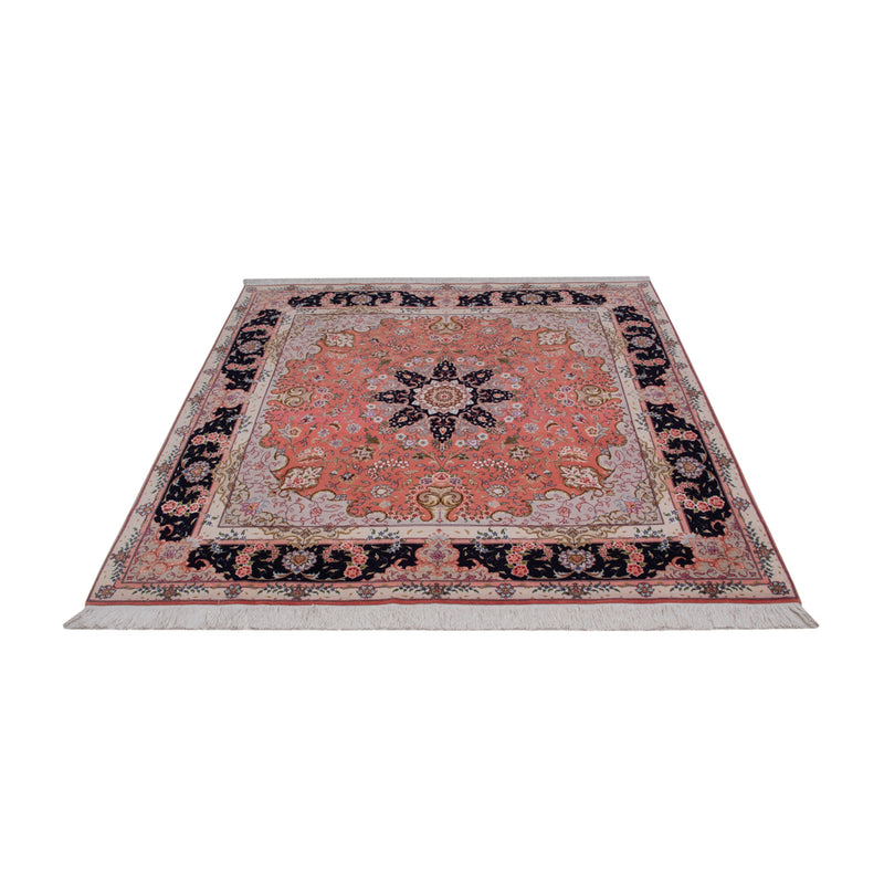 Perser Rug - Tabriz - Royal square  - 199 x 198 cm - salmon