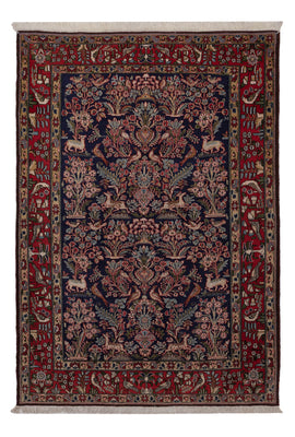 Perser Rug - Ghom - 206 x 138 cm - dark brown