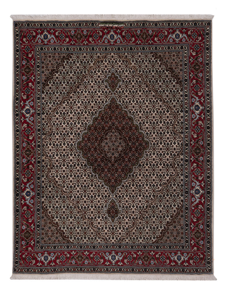 Perser Rug - Tabriz - Royal - 206 x 138 cm - dark beige