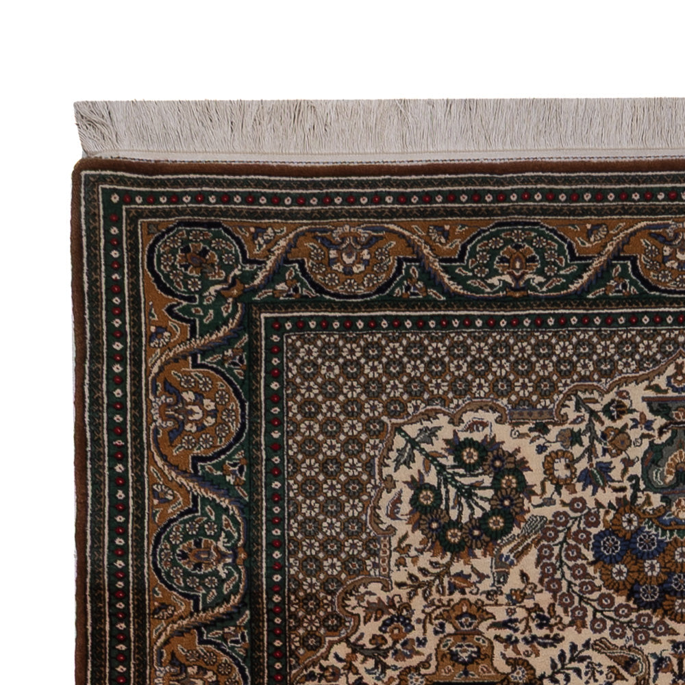 Perser Rug - Ghom - 226 x 135 cm - dark beige