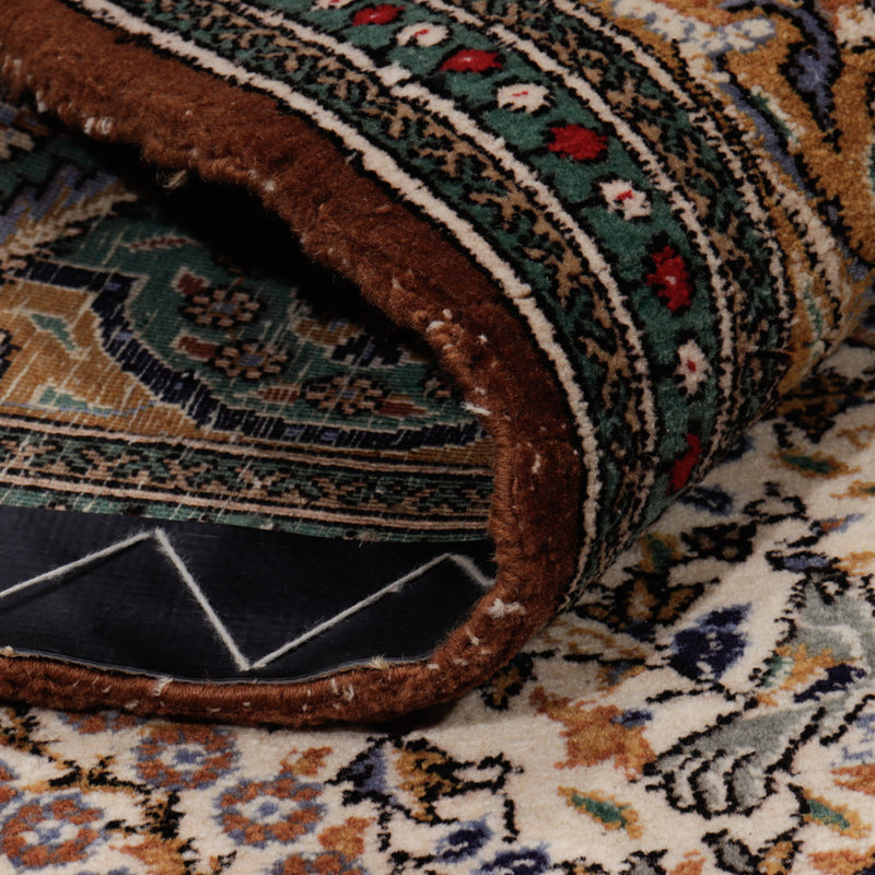 Perser Rug - Ghom - 226 x 135 cm - dark beige