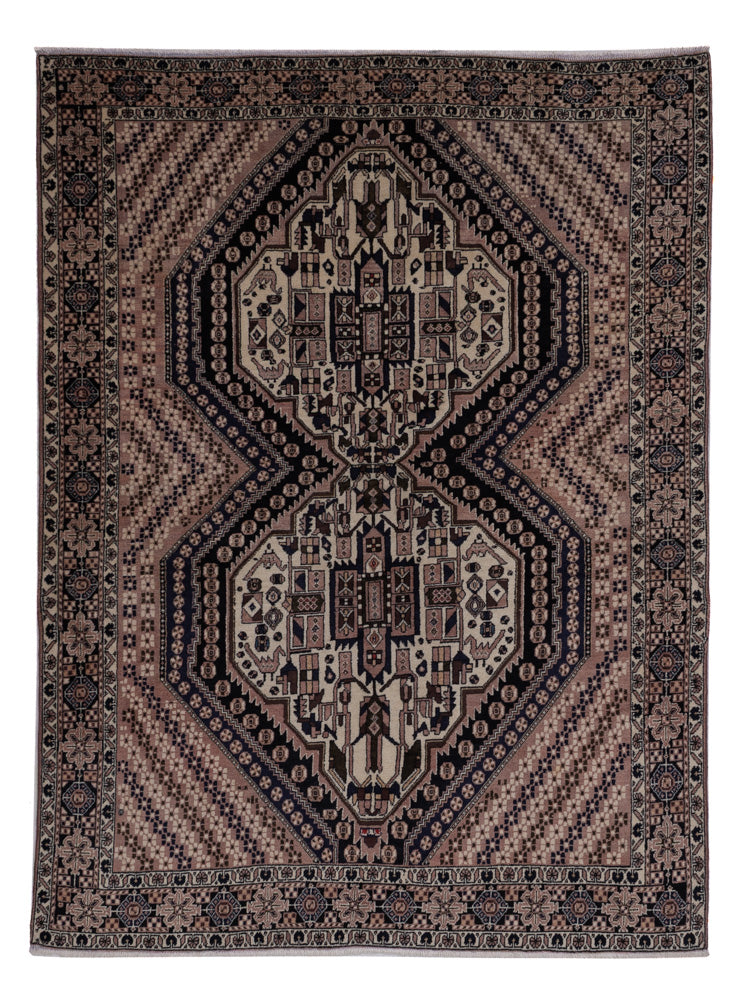 Perser Rug - Nomadic - 210 x 152 cm - dark beige