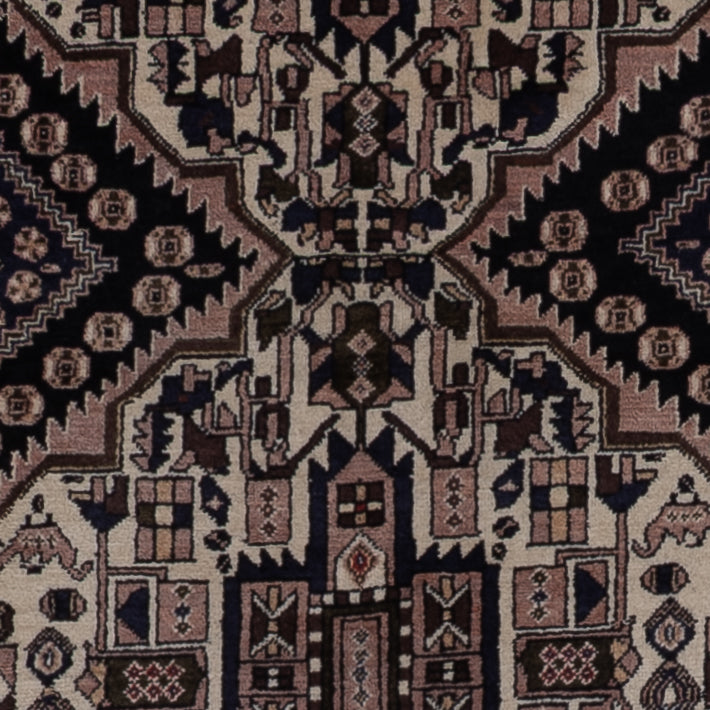 Perser Rug - Nomadic - 210 x 152 cm - dark beige