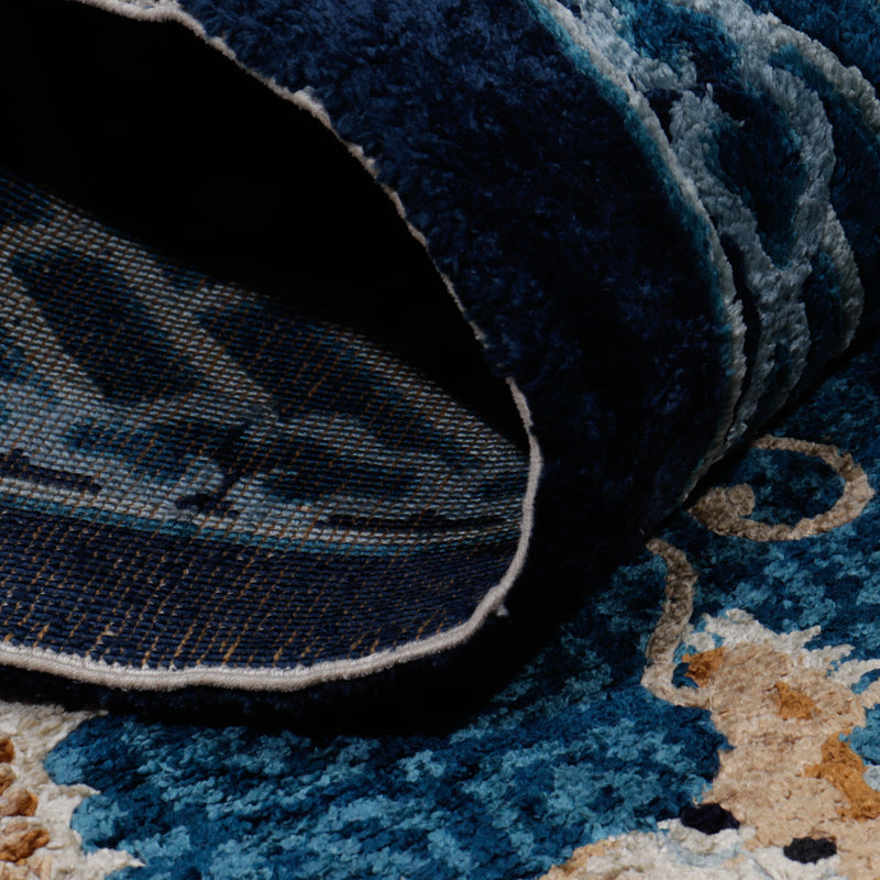 Silk Rug - Chinese Silk - 187 x 123 cm - beige