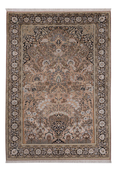 Kashmir Silk Rug 126x188cm - Oriental Rug