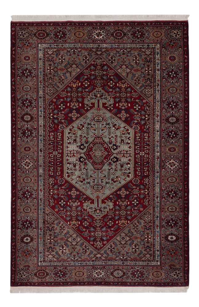 Perser Rug - Nomadic - 207 x 137 cm - dark red