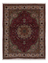 Perser Rug - Tabriz - 195 x 147 cm - wine red