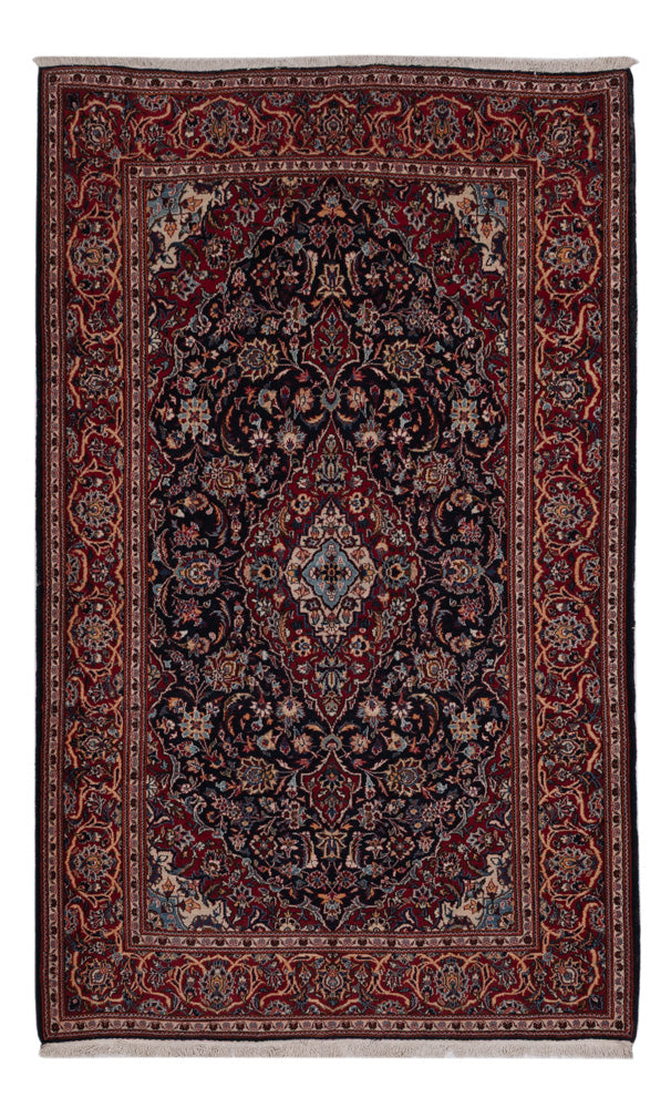 Perser Rug - Keshan - 220 x 137 cm - dark blue