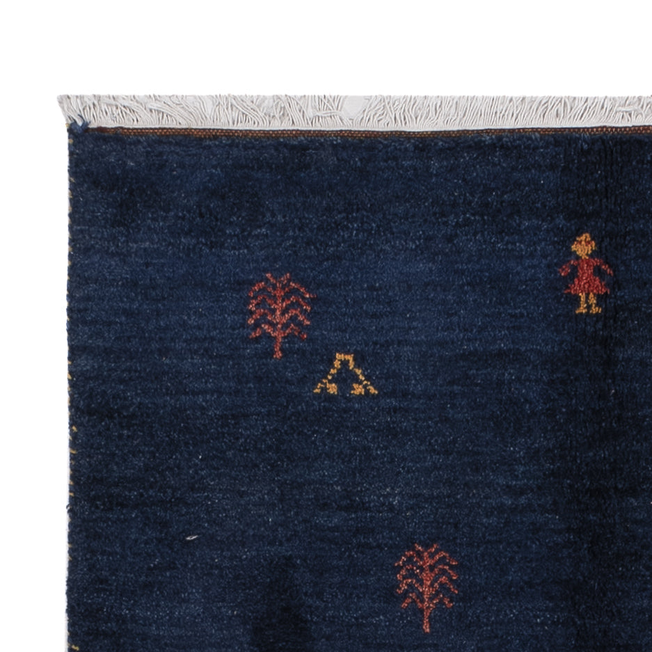 Persian Gabbeh Rug 186x124cm - Wool Rug