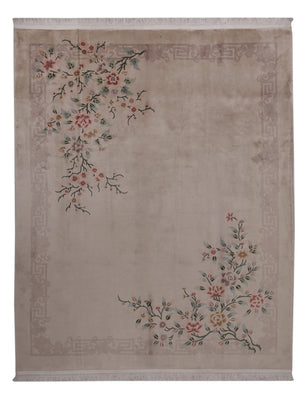 Chinese Rug - 307 x 240 cm - dark beige