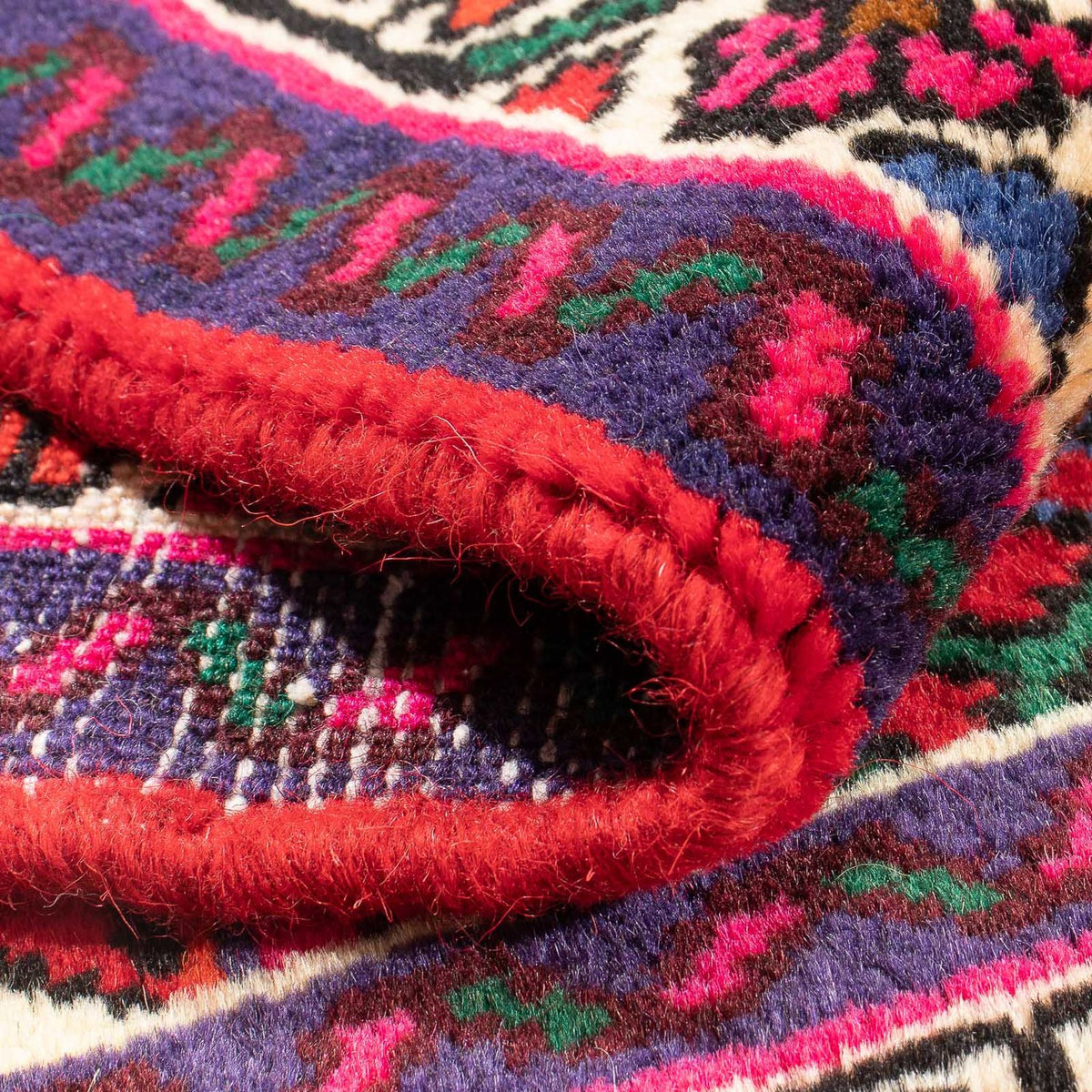 Perser Rug - Nomadic - 100 x 70 cm - red