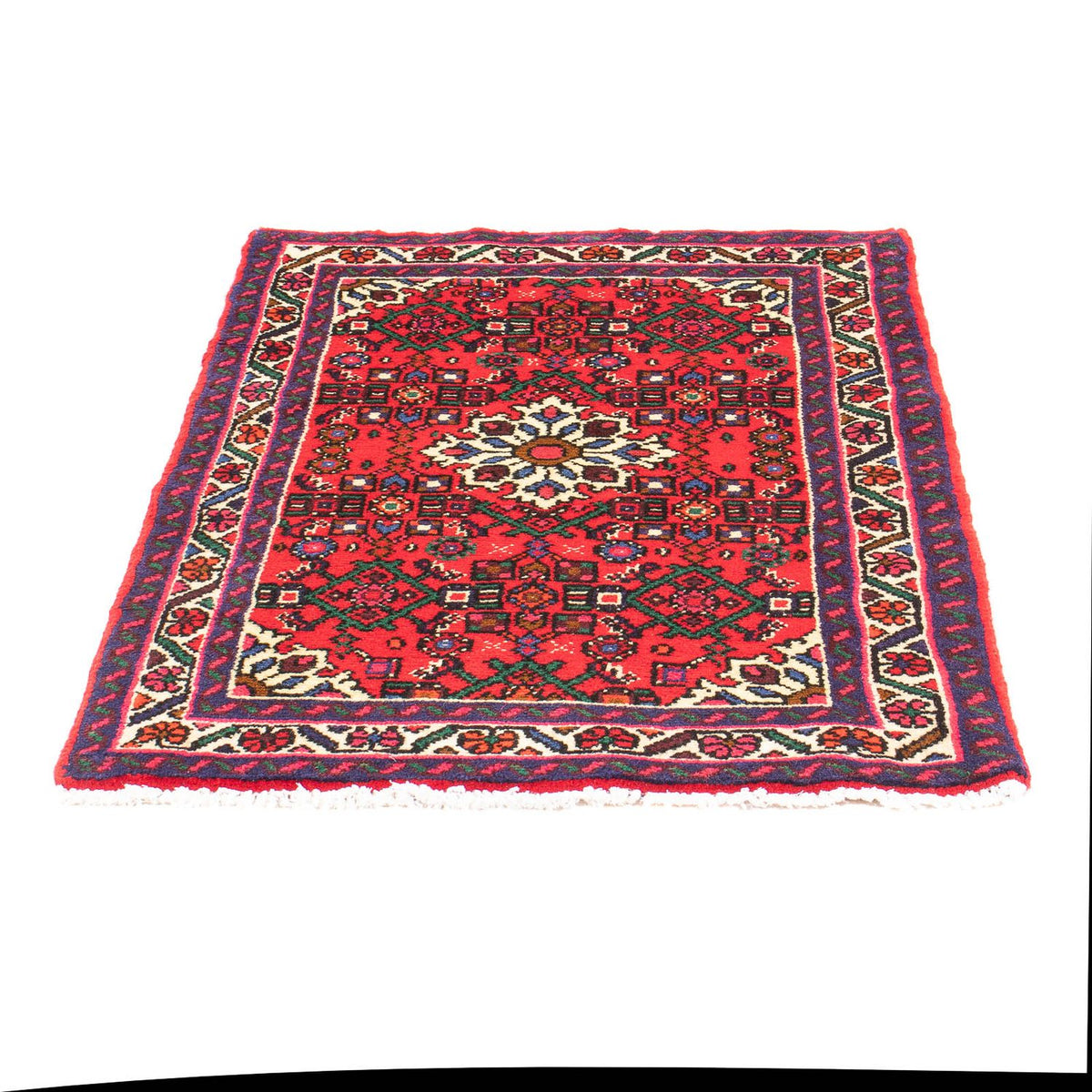 Perser Rug - Nomadic - 100 x 70 cm - red
