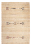 Loribaft Rug 100x159cm - Perserteppich Wollteppich - Rectangle / Beige / 100 x 159 cm Rectangle