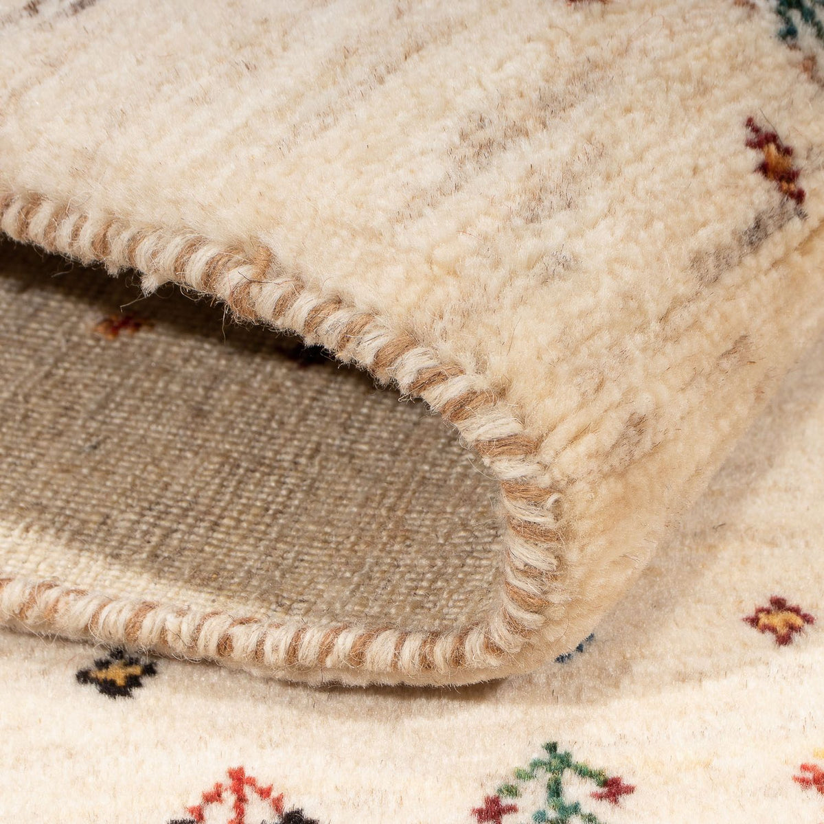 Gabbeh Rug - Loribaft Perser - 158 x 110 cm - natural