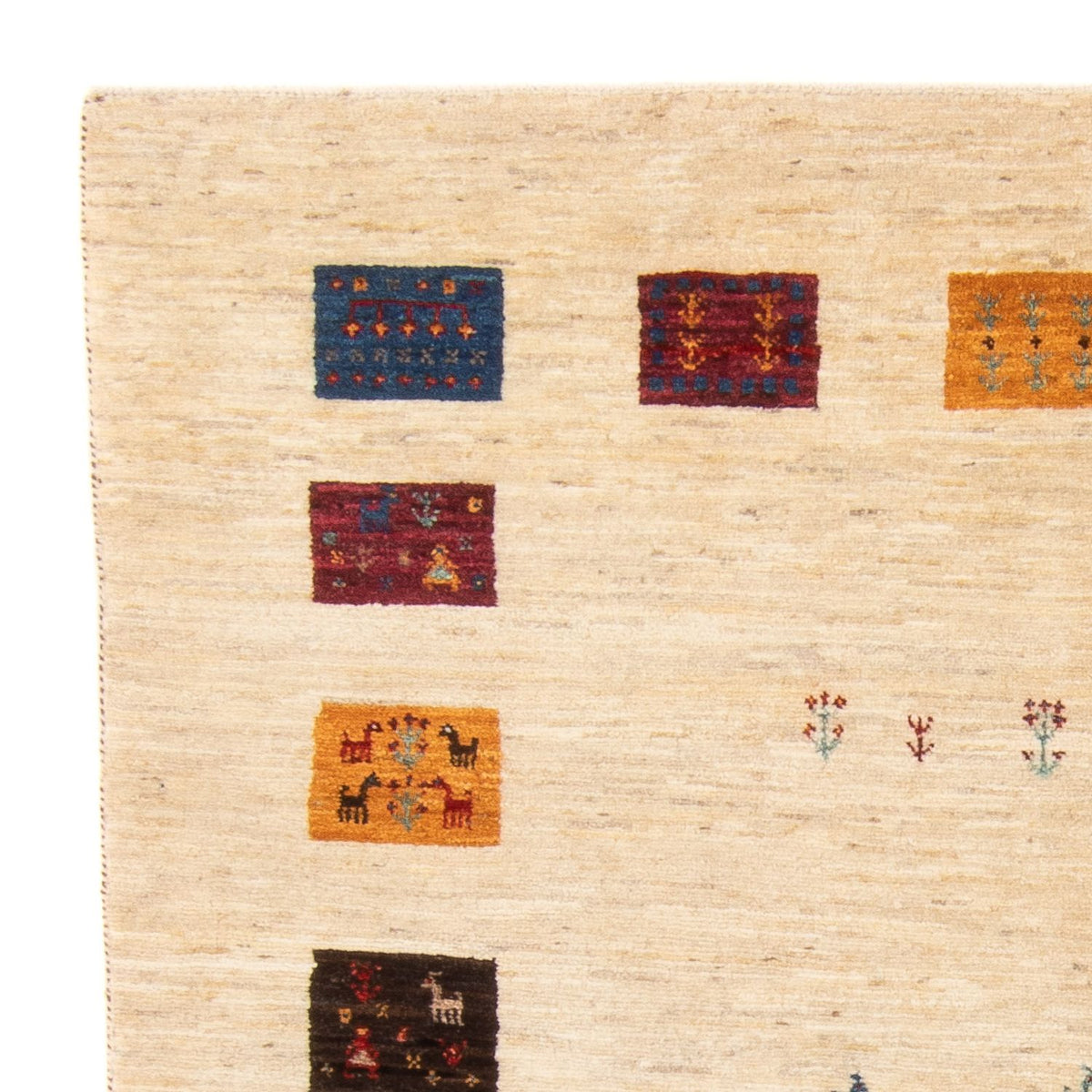 Gabbeh Rug - Loribaft Perser - 194 x 151 cm - multicolored