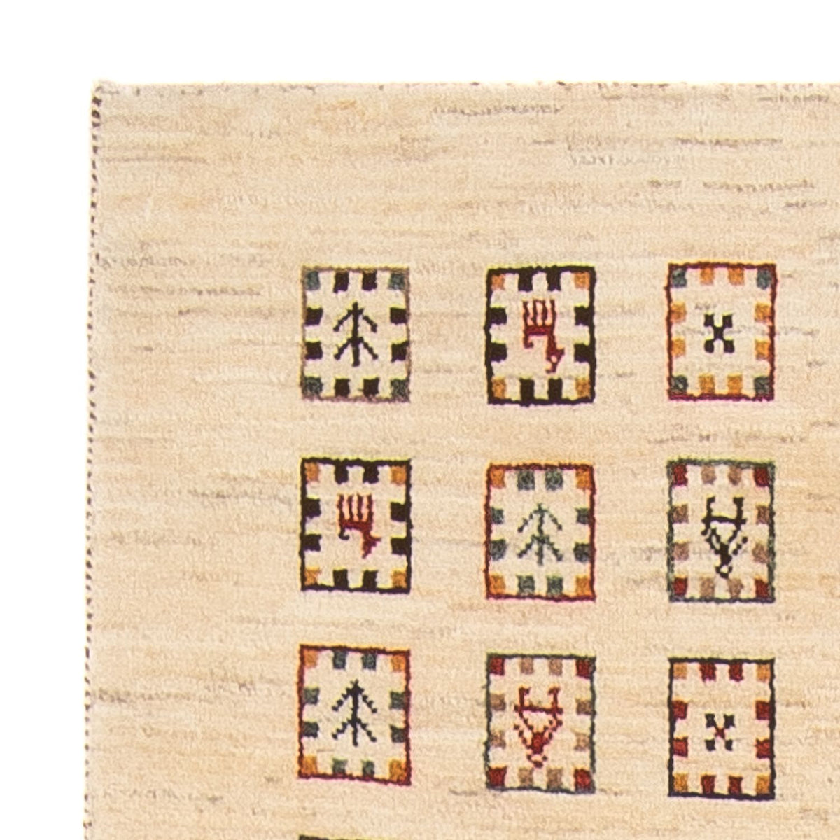 Runner Gabbeh Rug - Loribaft Perser - 193 x 82 cm - multicolored