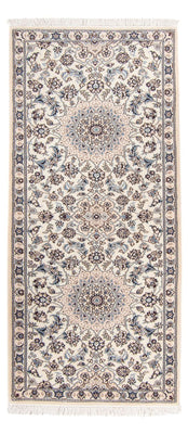 Runner Perser Rug - Nain - Royal - 208 x 82 cm - beige