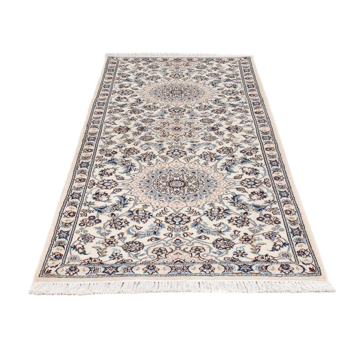 Runner Perser Rug - Nain - Royal - 208 x 82 cm - beige