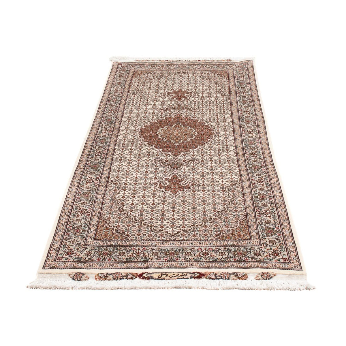 Runner Perser Rug - Tabriz - Royal - 212 x 82 cm - beige