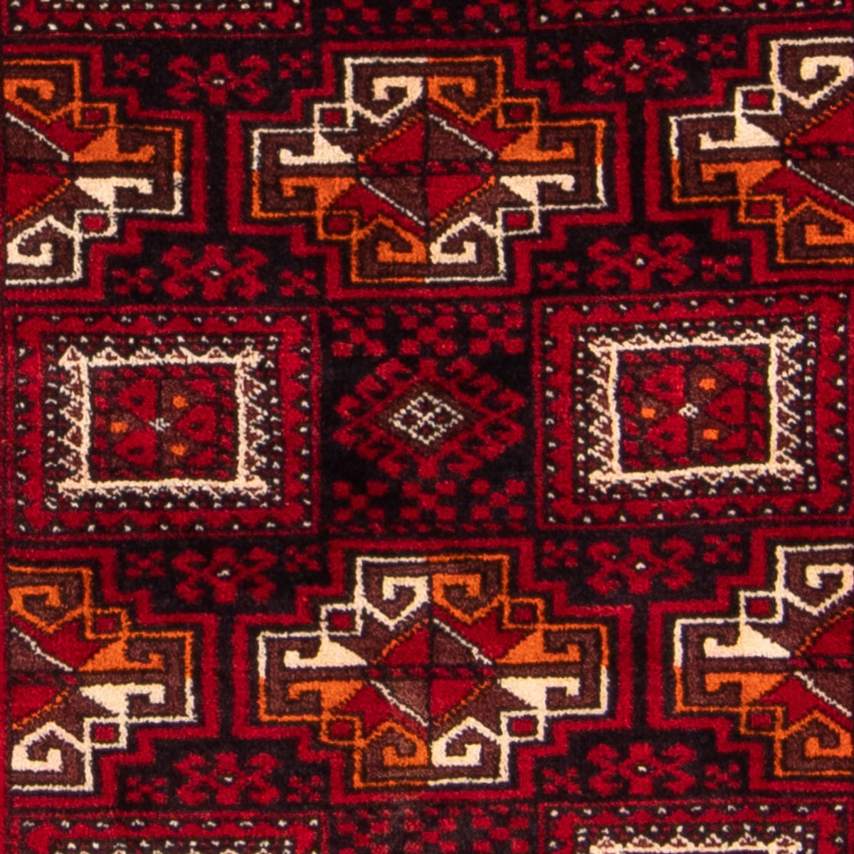 Runner Belutsch Rug - 190 x 90 cm - red