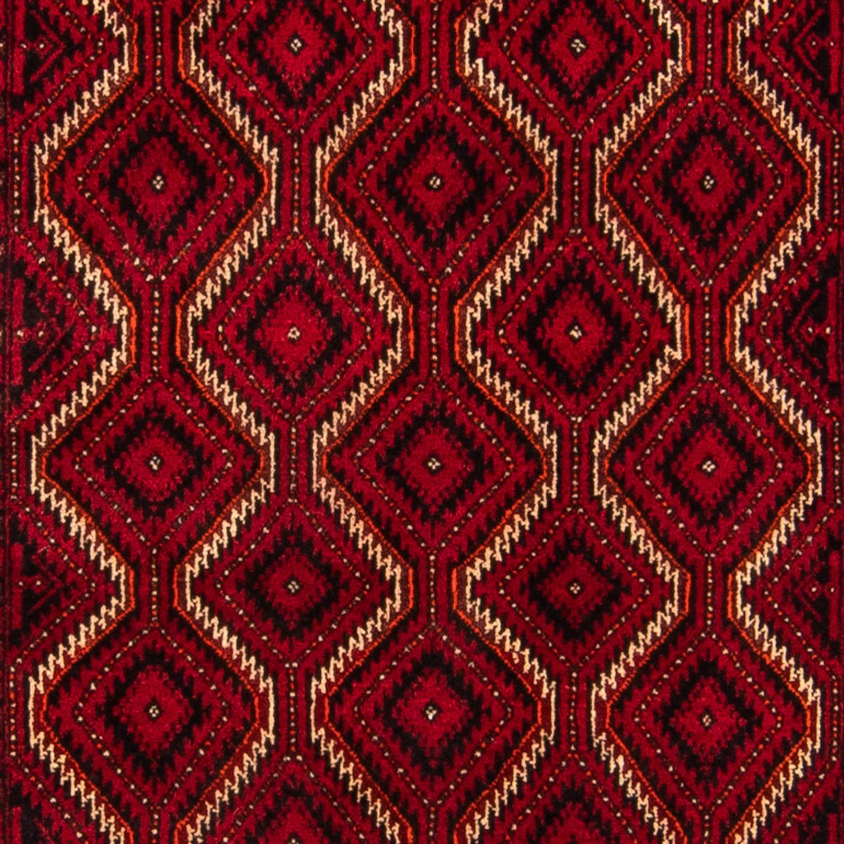 Runner Belutsch Rug - 198 x 92 cm - red