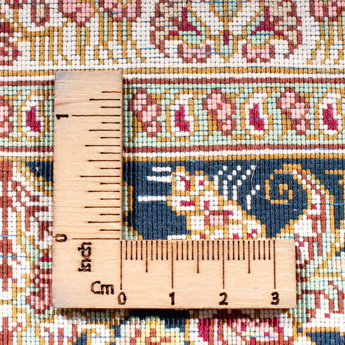 Silk Rug - Ghom Silk - Premium - 152 x 102 cm - dark blue