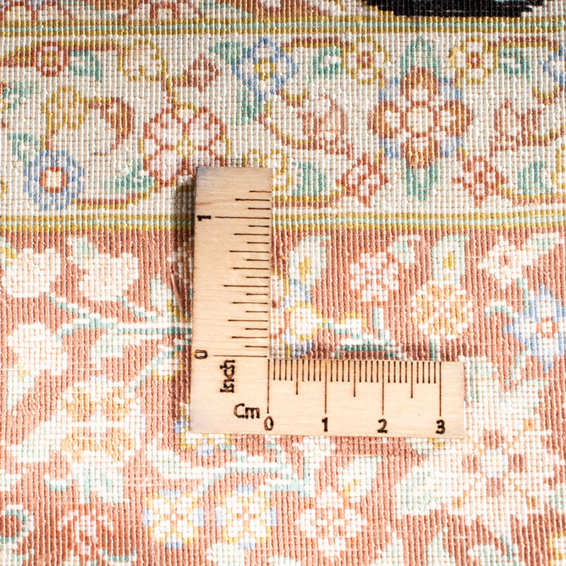 Silk Rug - Ghom Silk - Premium - 154 x 101 cm - dark blue