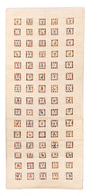 Loribaft Rug 82x200cm - Perserteppich Wollteppich - Runner / Beige / 82 x 200 cm Runner