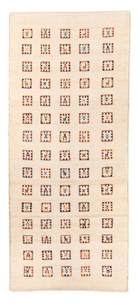 Runner Gabbeh Rug - Loribaft Perser - 200 x 82 cm - beige