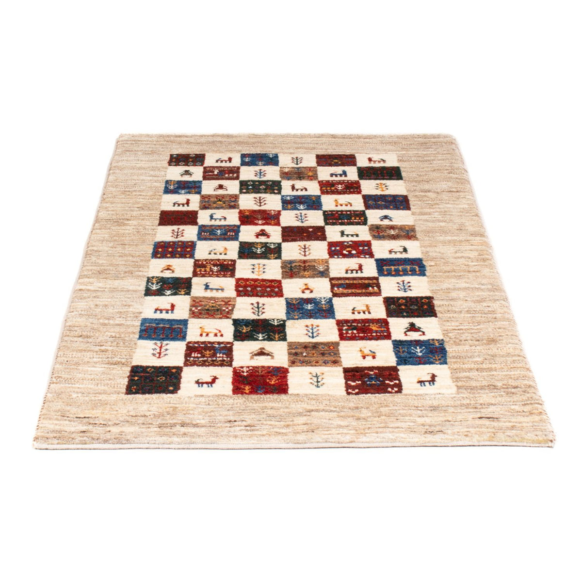 Gabbeh Rug - Loribaft Perser - 129 x 81 cm - multicolored