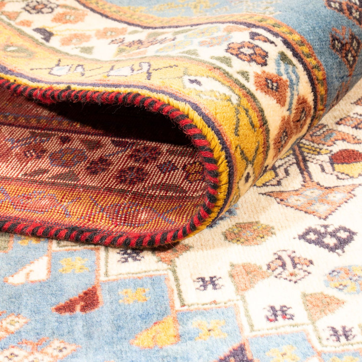 Perser Rug - Nomadic - 158 x 120 cm - blue