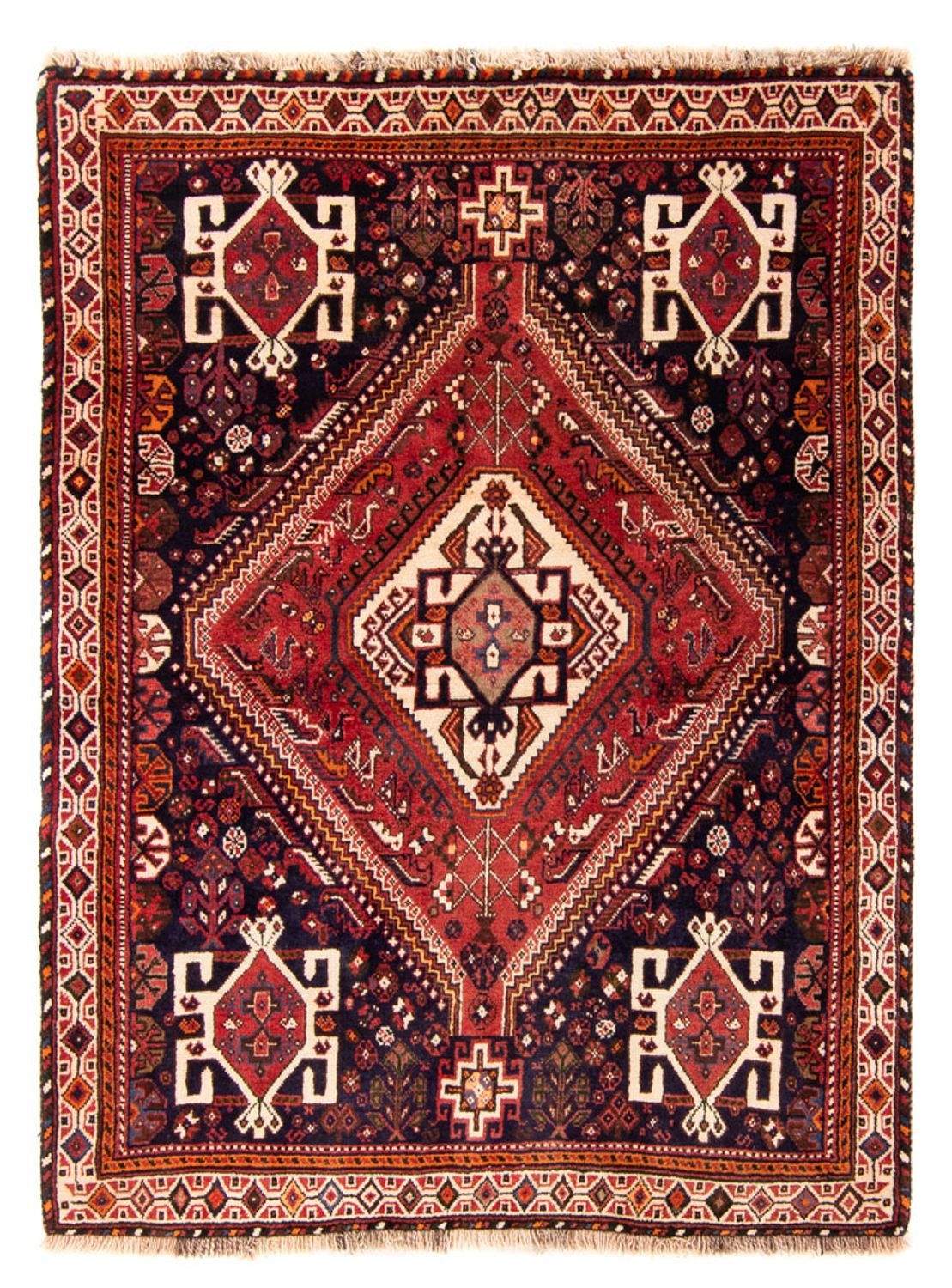Perser Rug - Nomadic - 156 x 114 cm - red