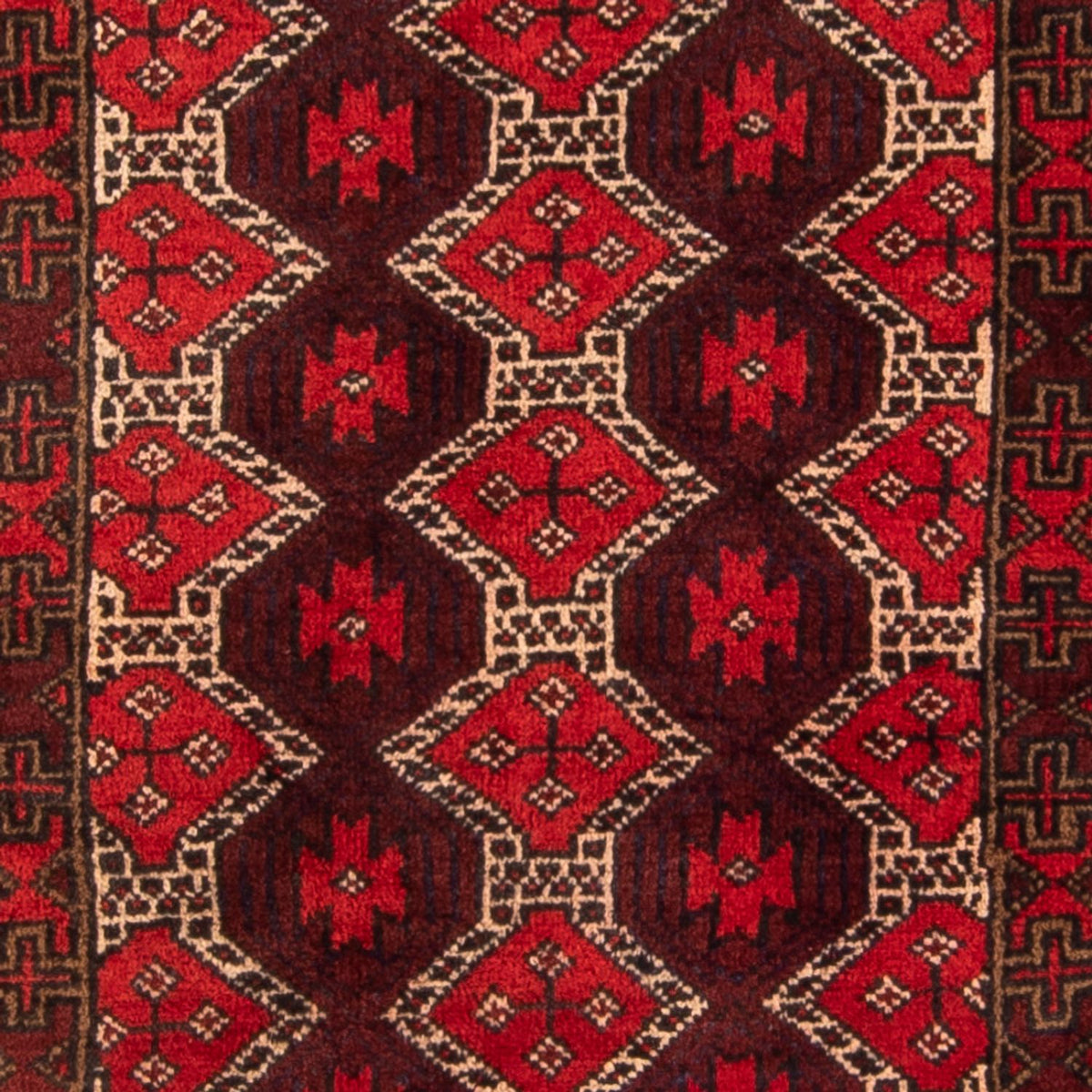 Runner Belutsch Rug - 190 x 95 cm - red