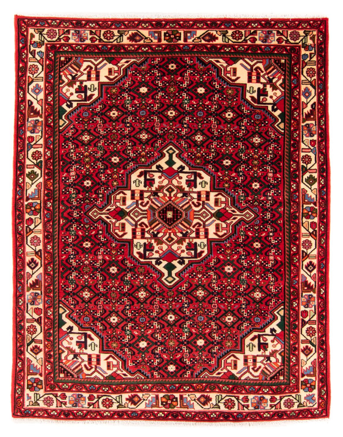 Perser Rug - Nomadic - 198 x 153 cm - red