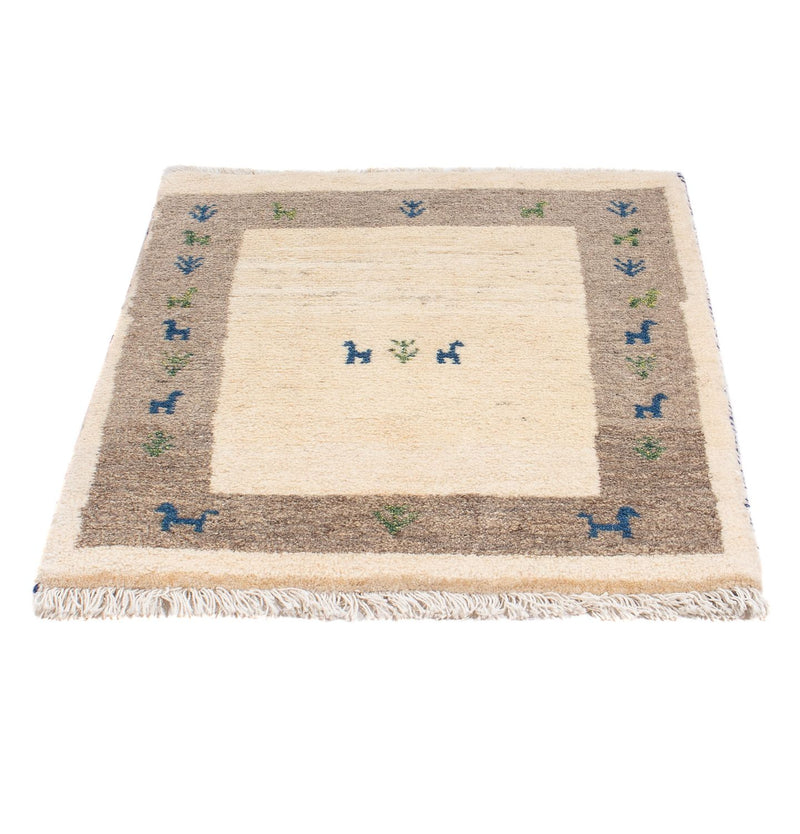 Gabbeh Rug - Perser - 90 x 65 cm - beige