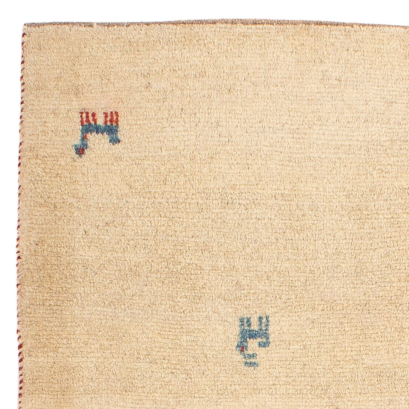 Gabbeh Persisch Teppich 89x67cm - Perserteppich Wollteppich